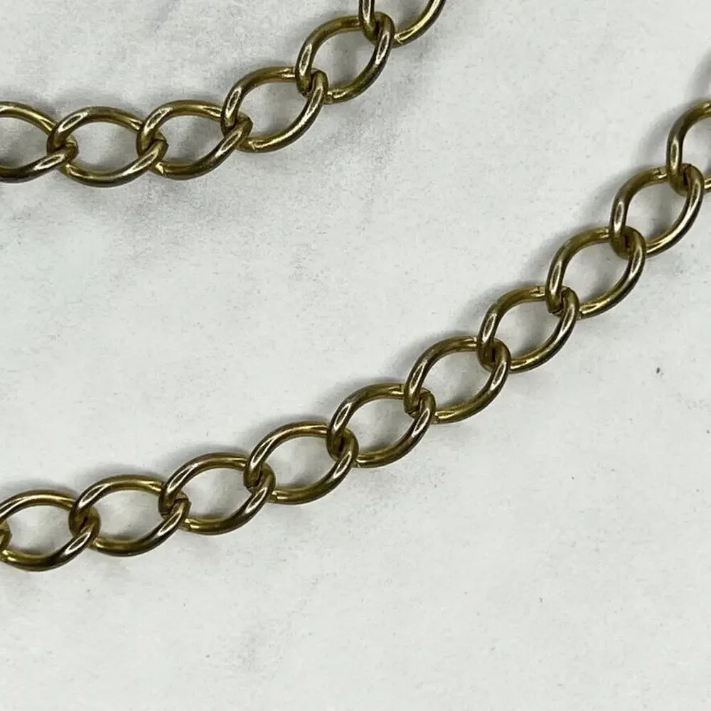 Gold Tone George Washington Coin Chain Link Belt Small (S) ✨